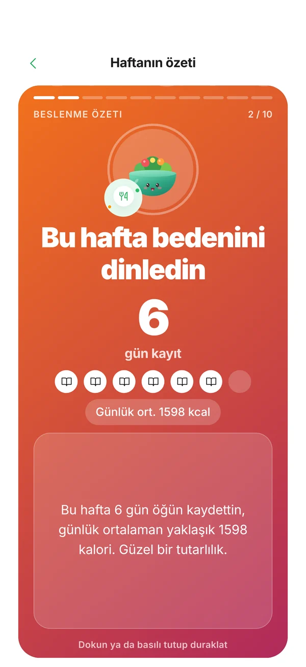 Haftalık hikâye kartı 1